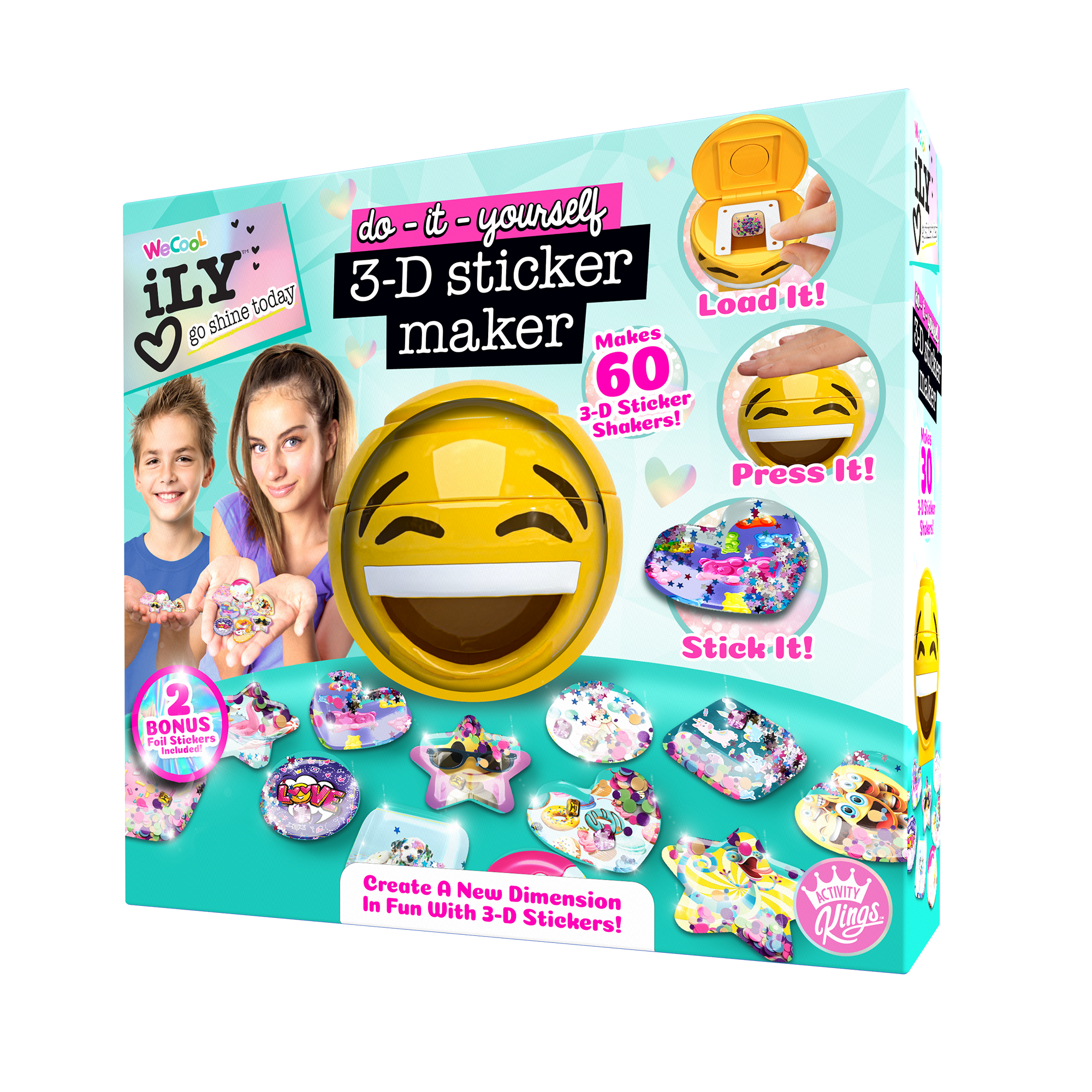 ILY ACTIVITY KINGS - DIY 3D Sticker Maker – WeCool Toys