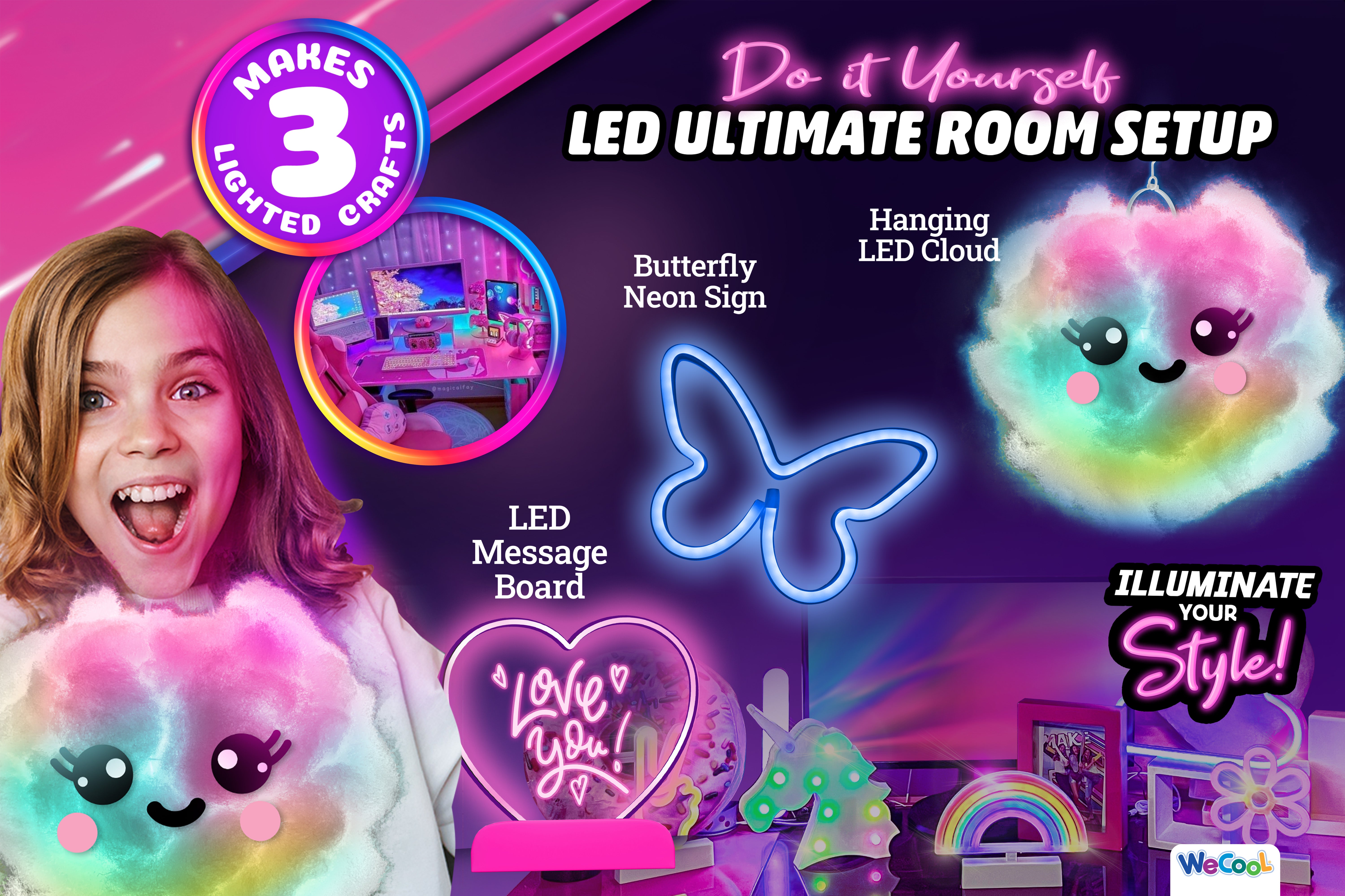 Neon Markers 6-Pack for LED Memo Board