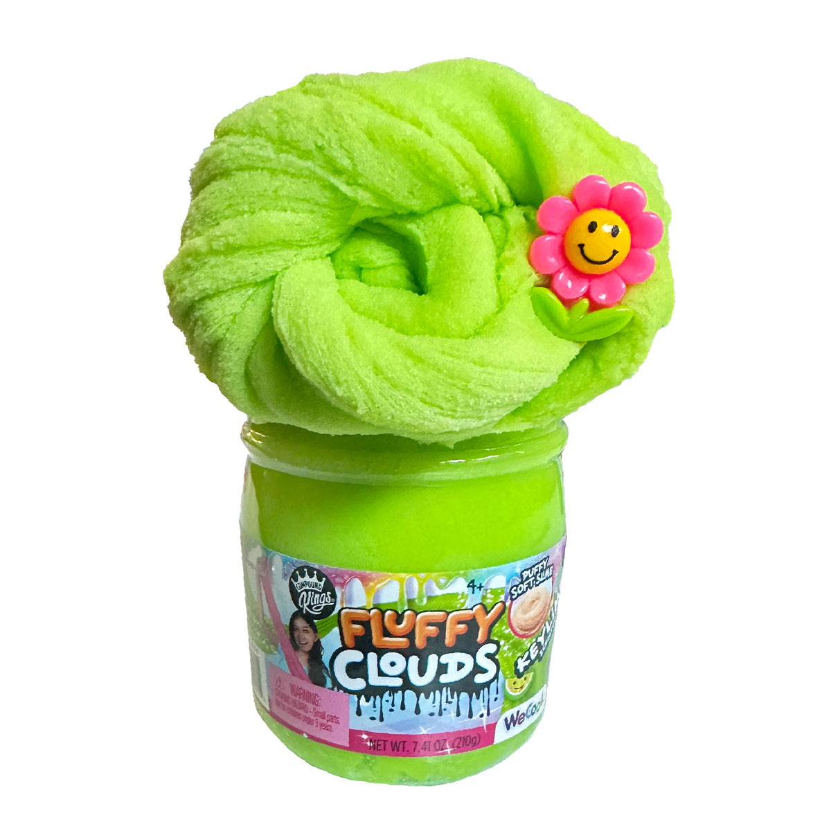 COMPOUND KINGS - Fluffy Cloudz Slime Jar | Keylime Scented – WeCool Toys